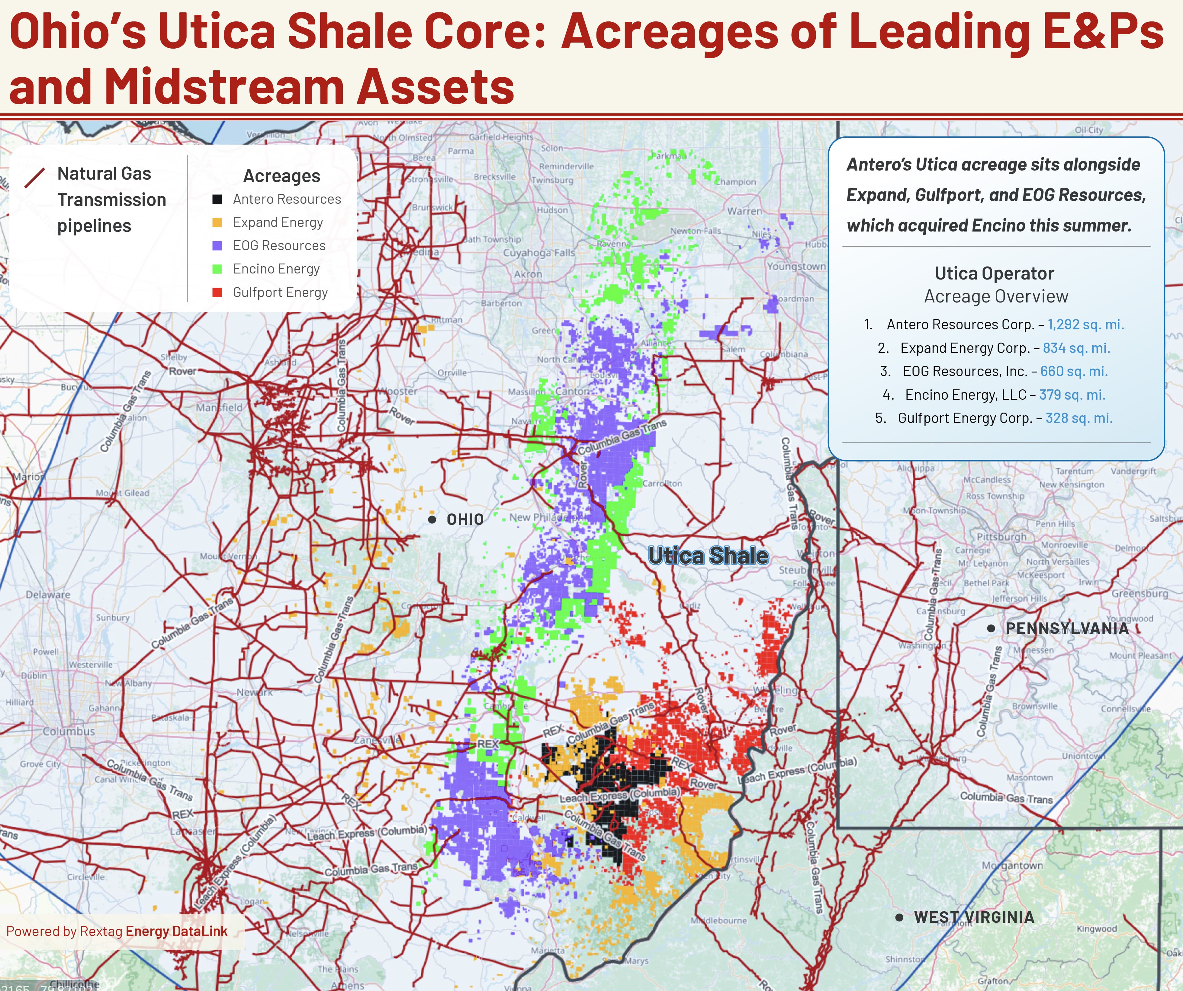 Antero's Utica Assets Draw Market Interest – Rextag Corporation