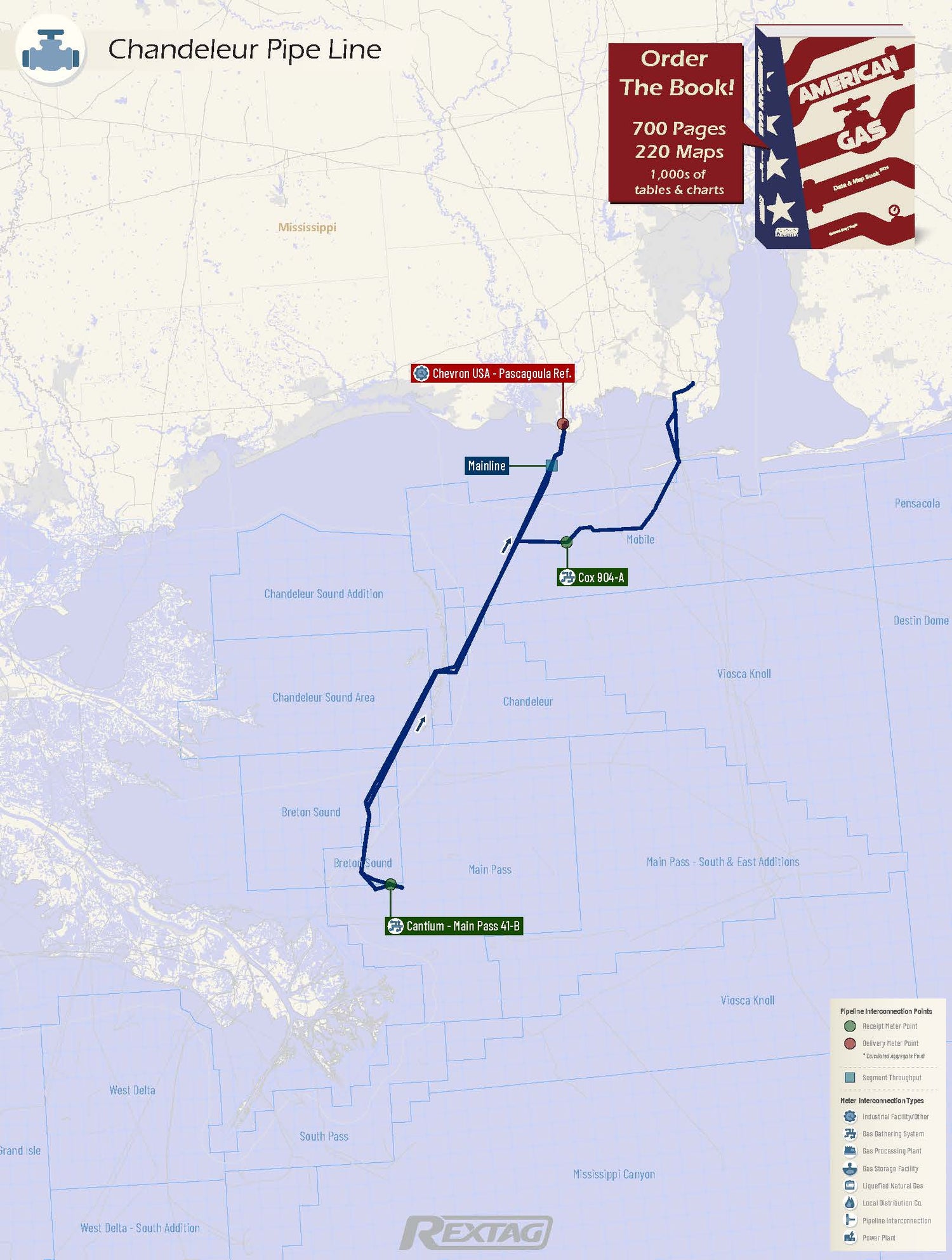 Chandeleur_Pipe_Line Pipeline Map