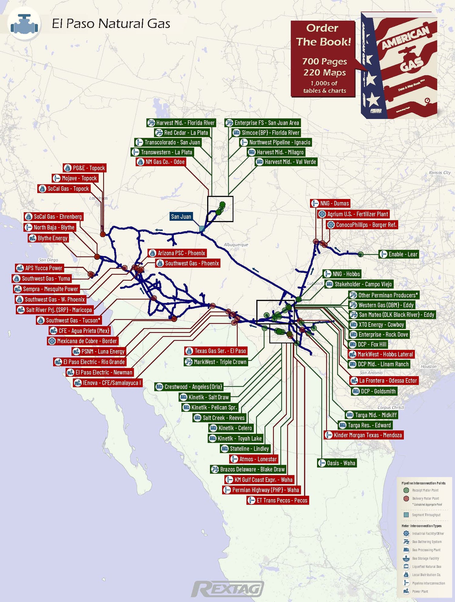 El_Paso_Natural_Gas Pipeline Map