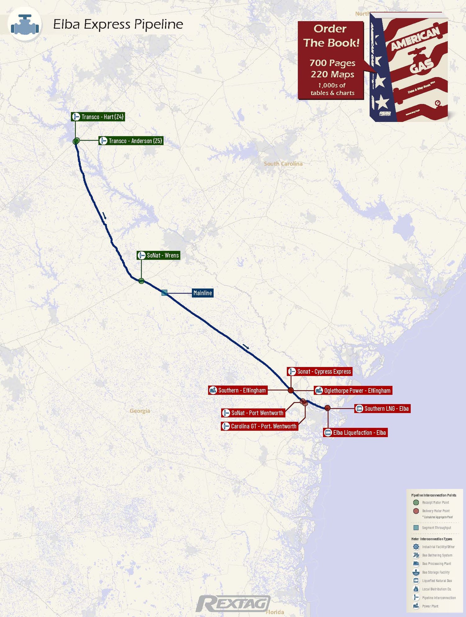 Elba_Express_Pipeline Pipeline Map