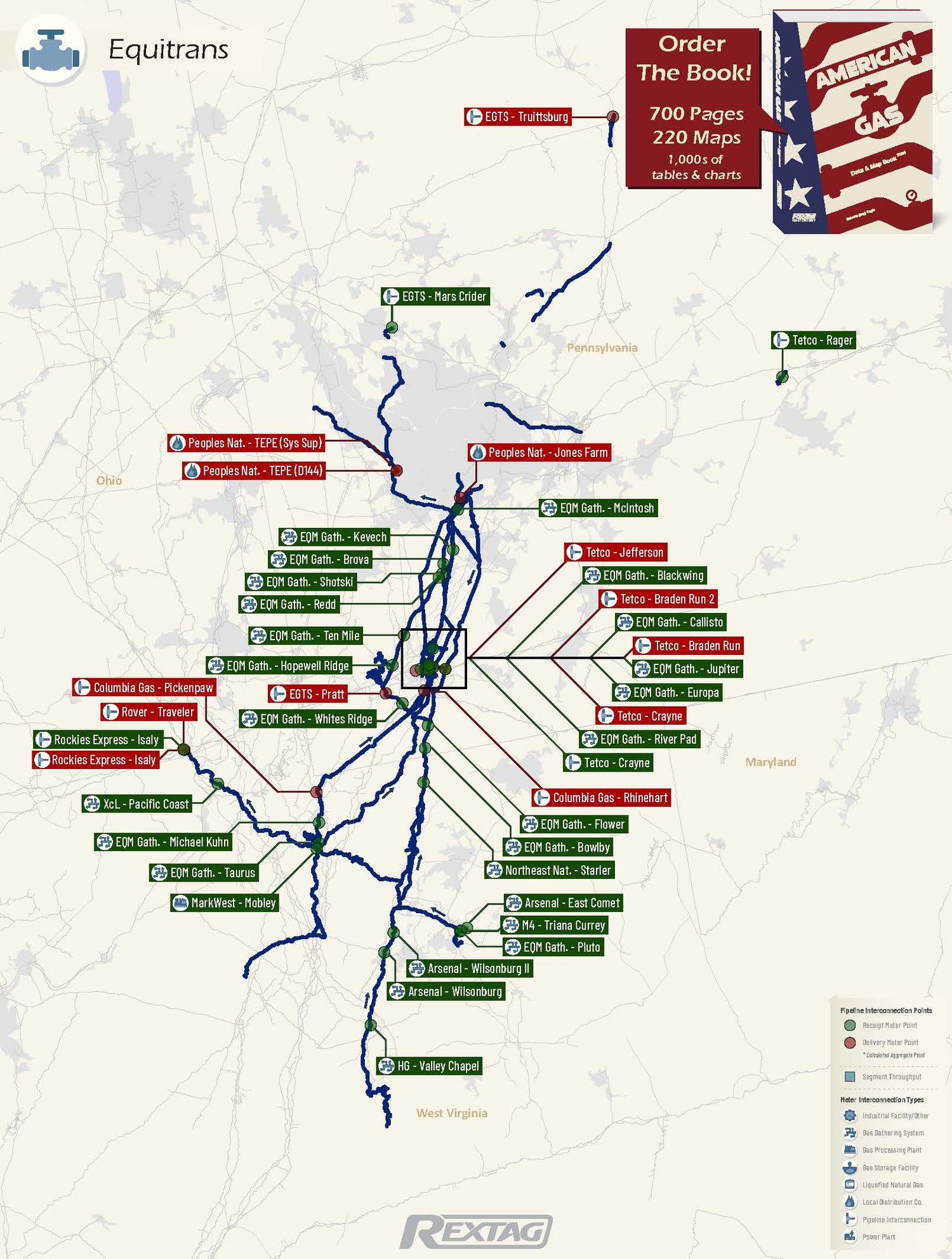Equitrans Pipeline Map