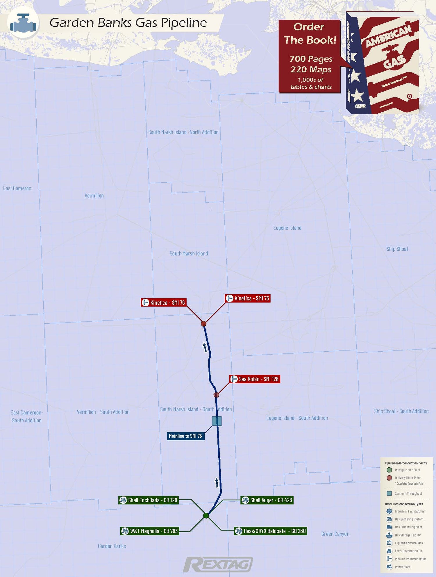Garden_Banks_Gas_Pipeline Pipeline Map