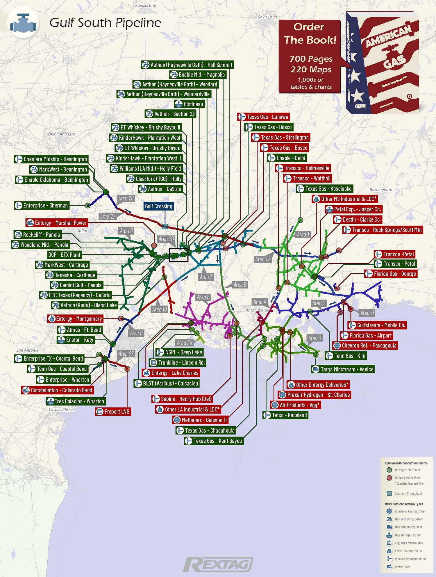 Gulf_South_Pipeline Pipeline Map