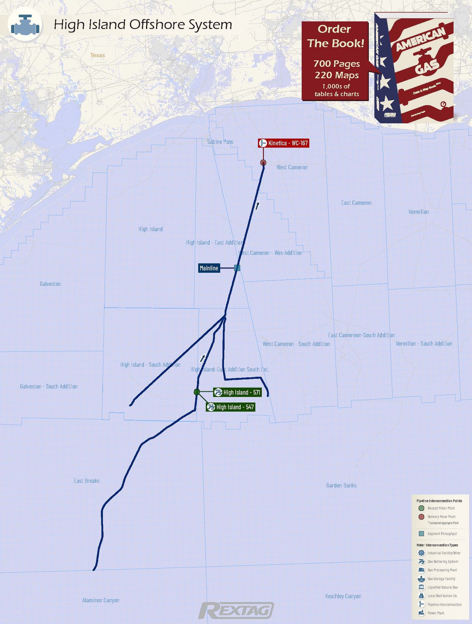 High_Island_Offshore_System Pipeline Map