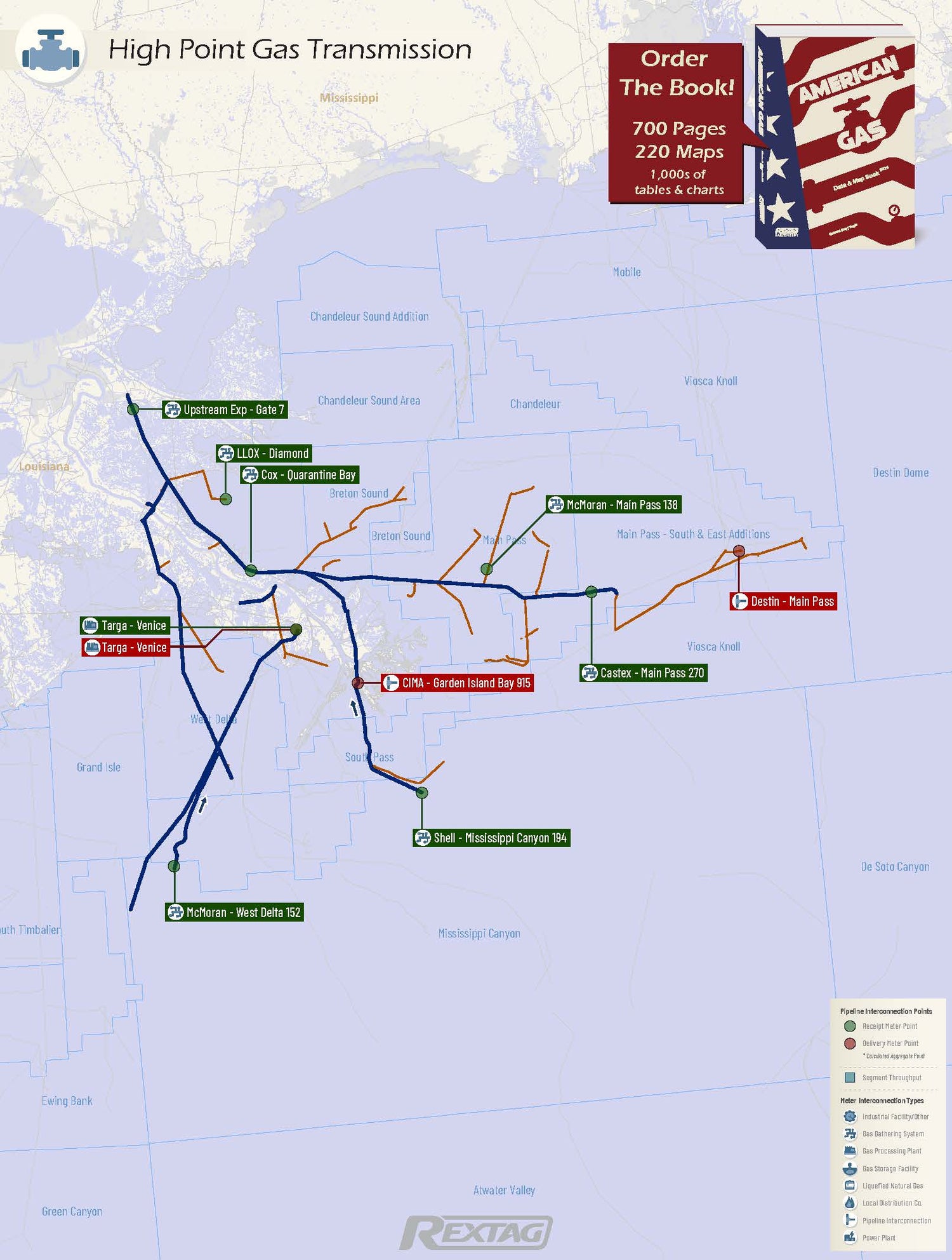 High_Point_Gas_Transmission Pipeline Map