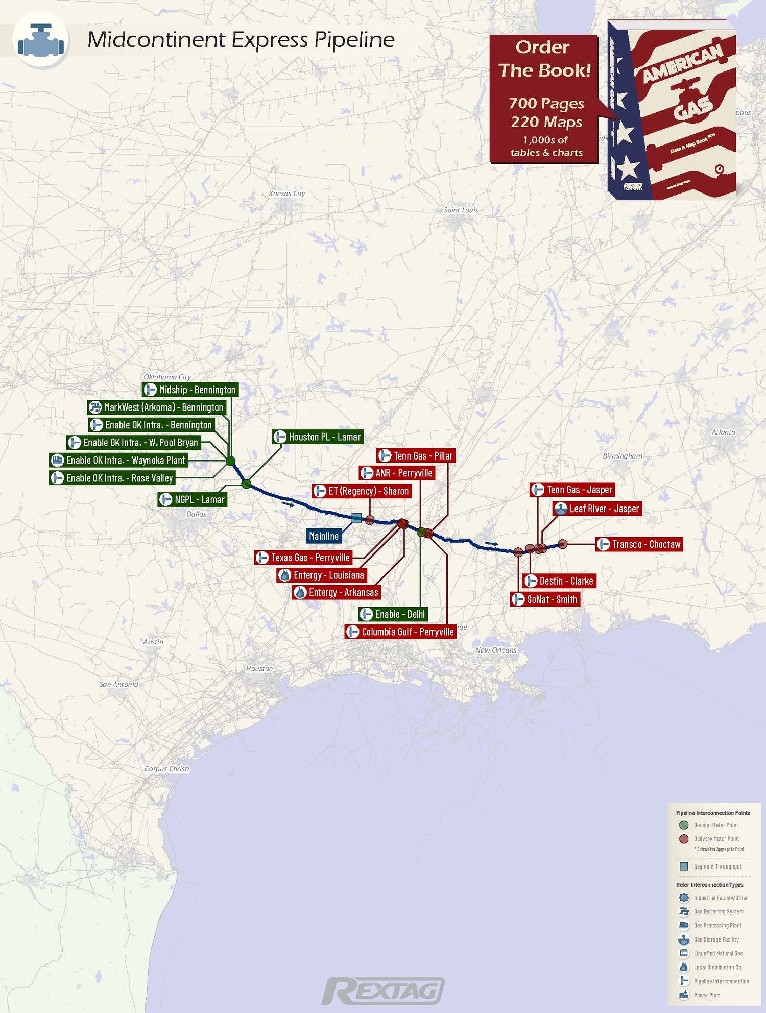 Midcontinent_Express_Pipeline Pipeline Map