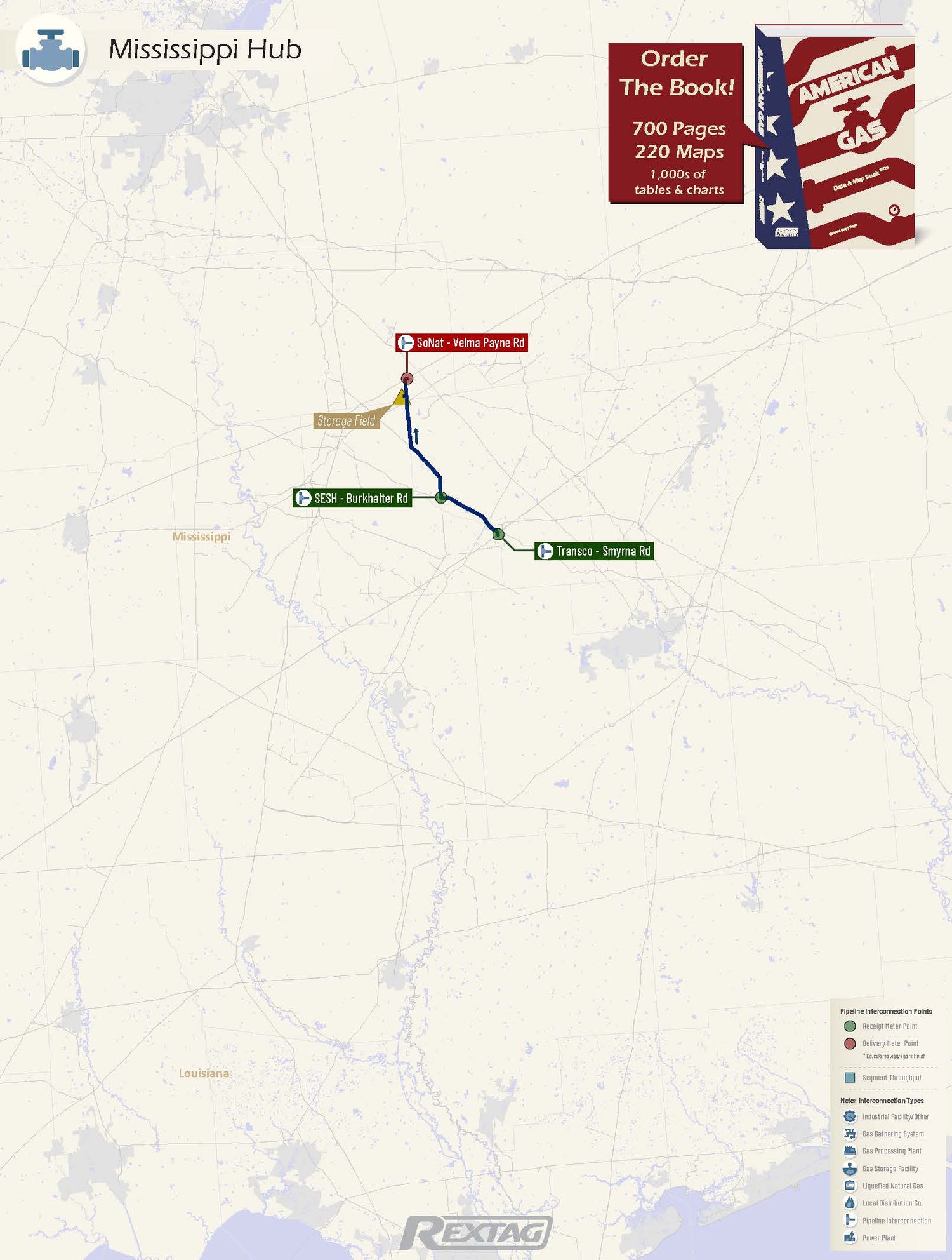 Mississippi_Hub Pipeline Map