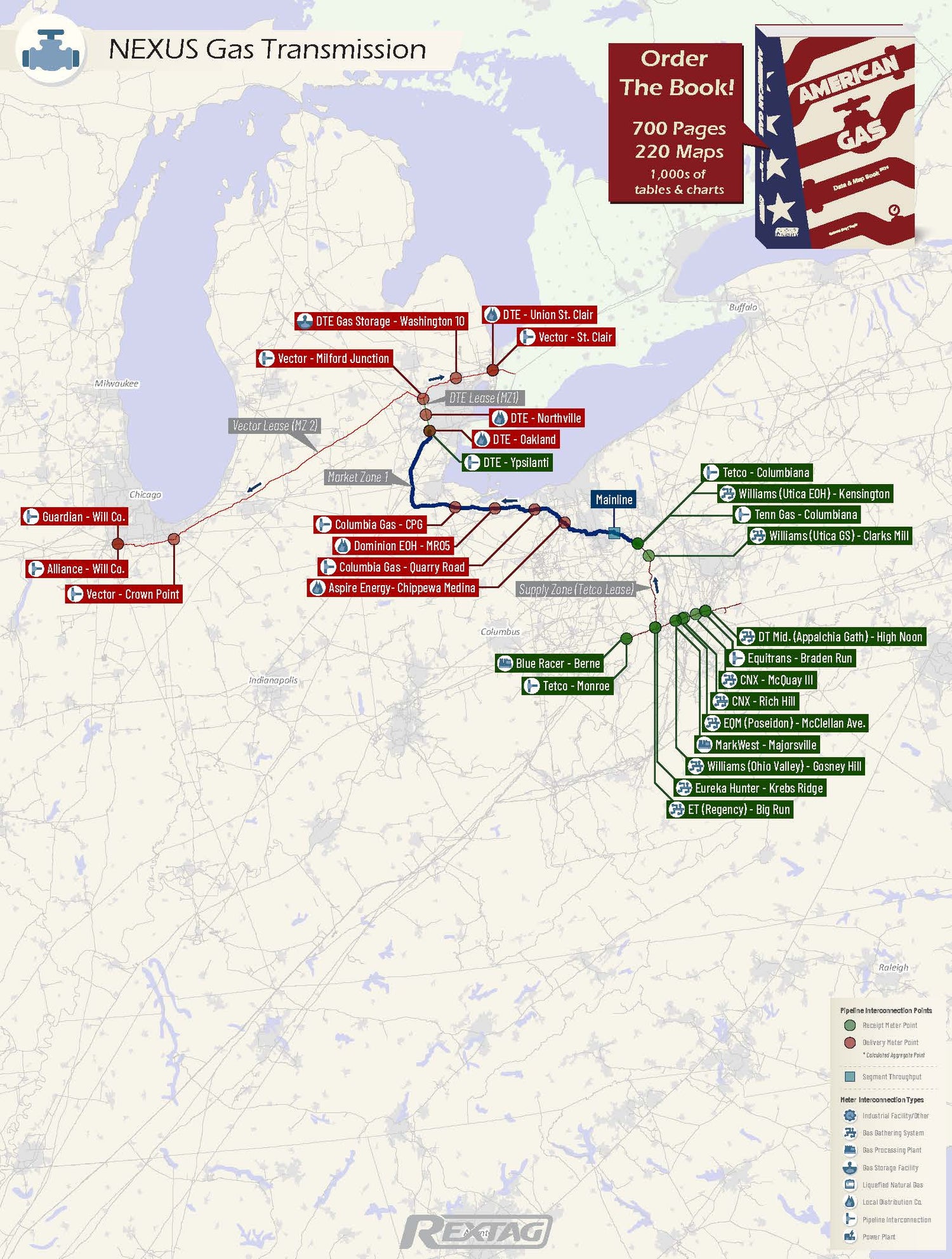Nexus_Gas_Transmission Pipeline Map