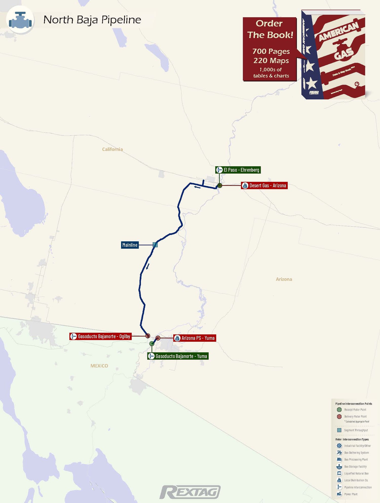 North_Baja_Pipeline Pipeline Map