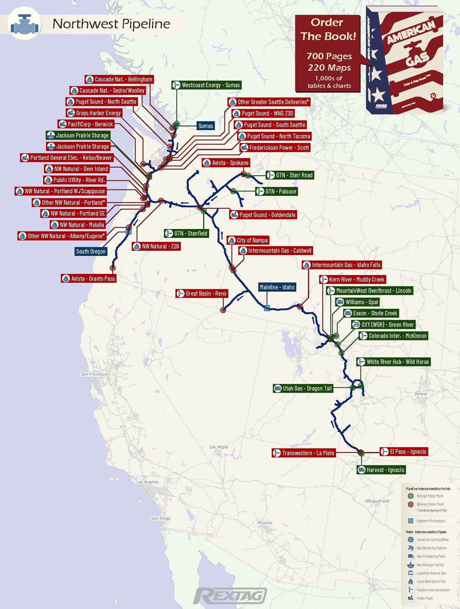 Northwest_Pipeline Pipeline Map