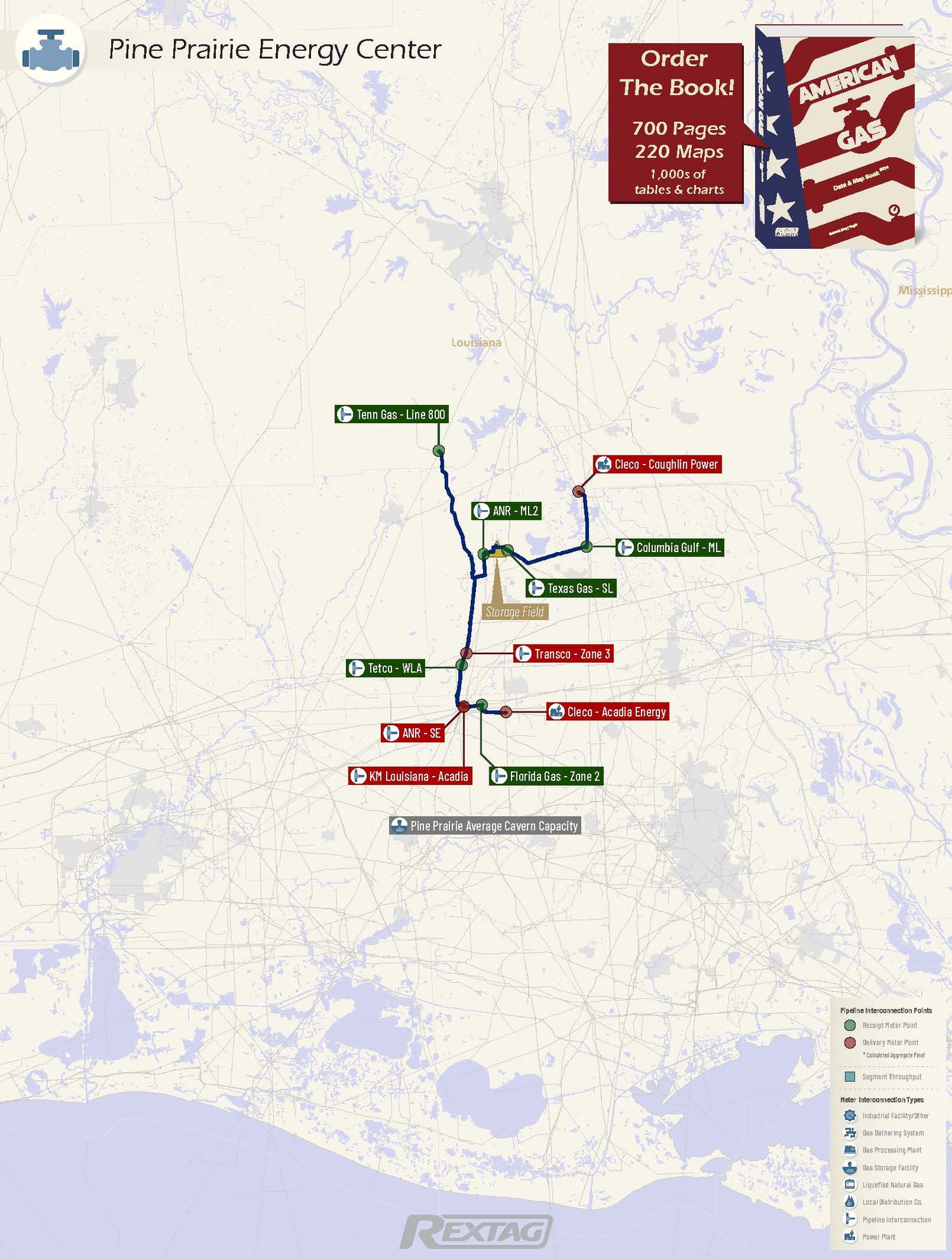 Pine_Prairie_Energy_Center Pipeline Map
