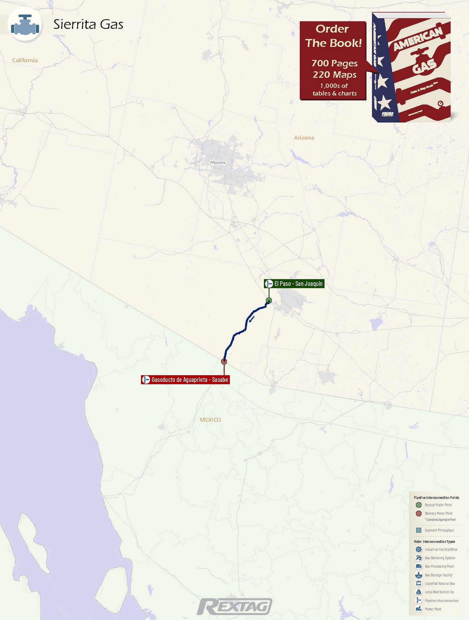 Sierrita_Gas Pipeline Map