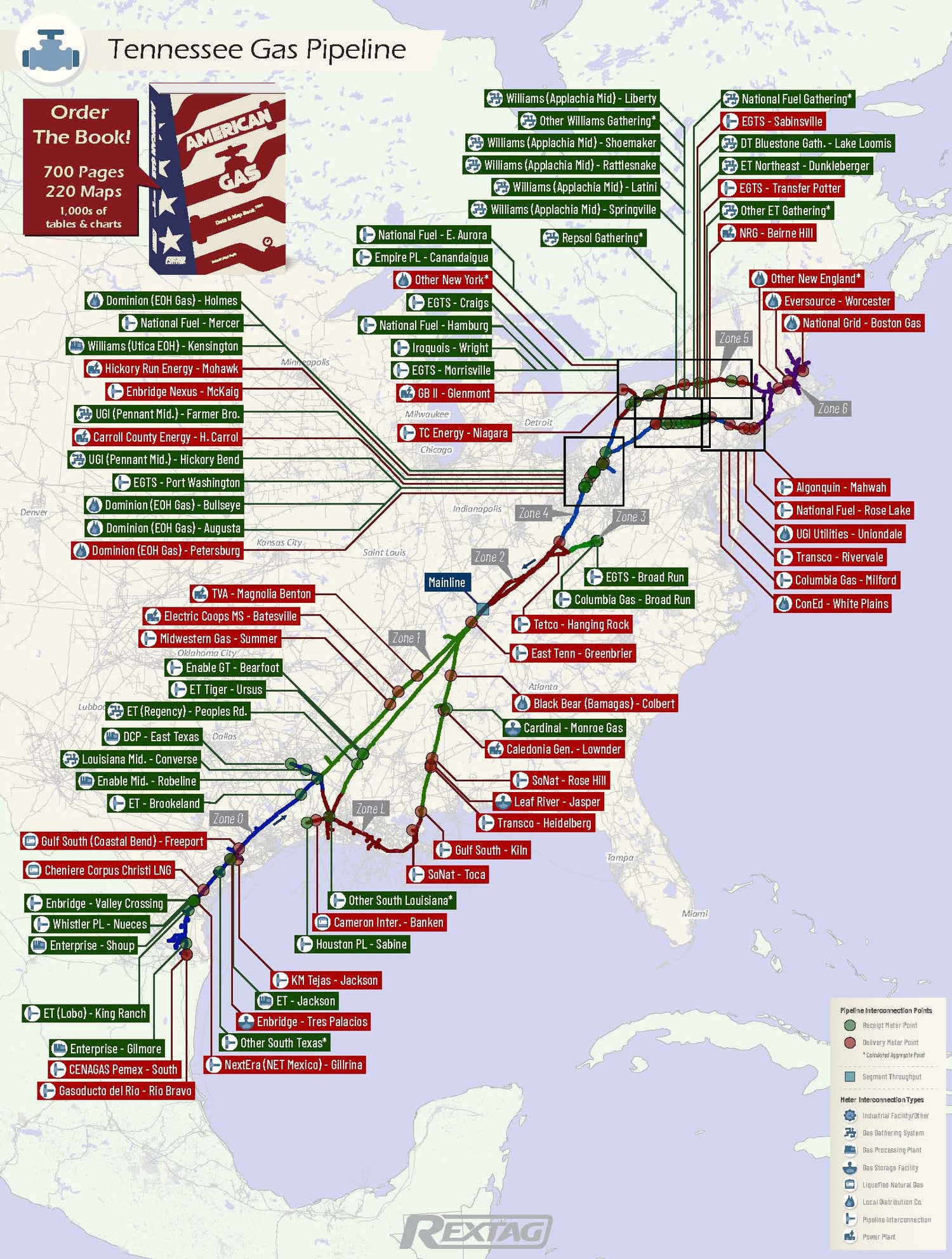 Tennessee_Gas_Pipeline Pipeline Map