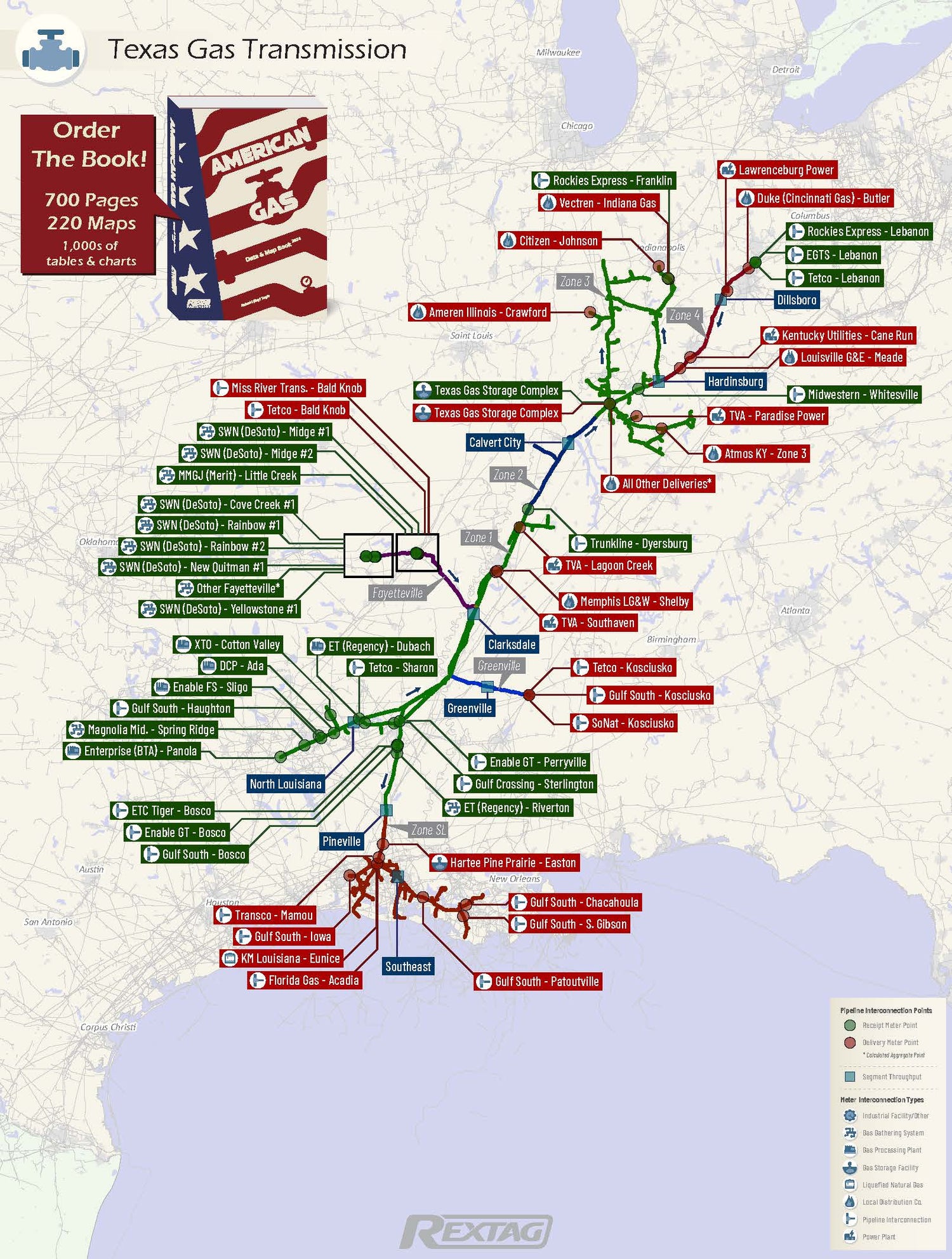 Texas_Gas_Transmission Pipeline Map