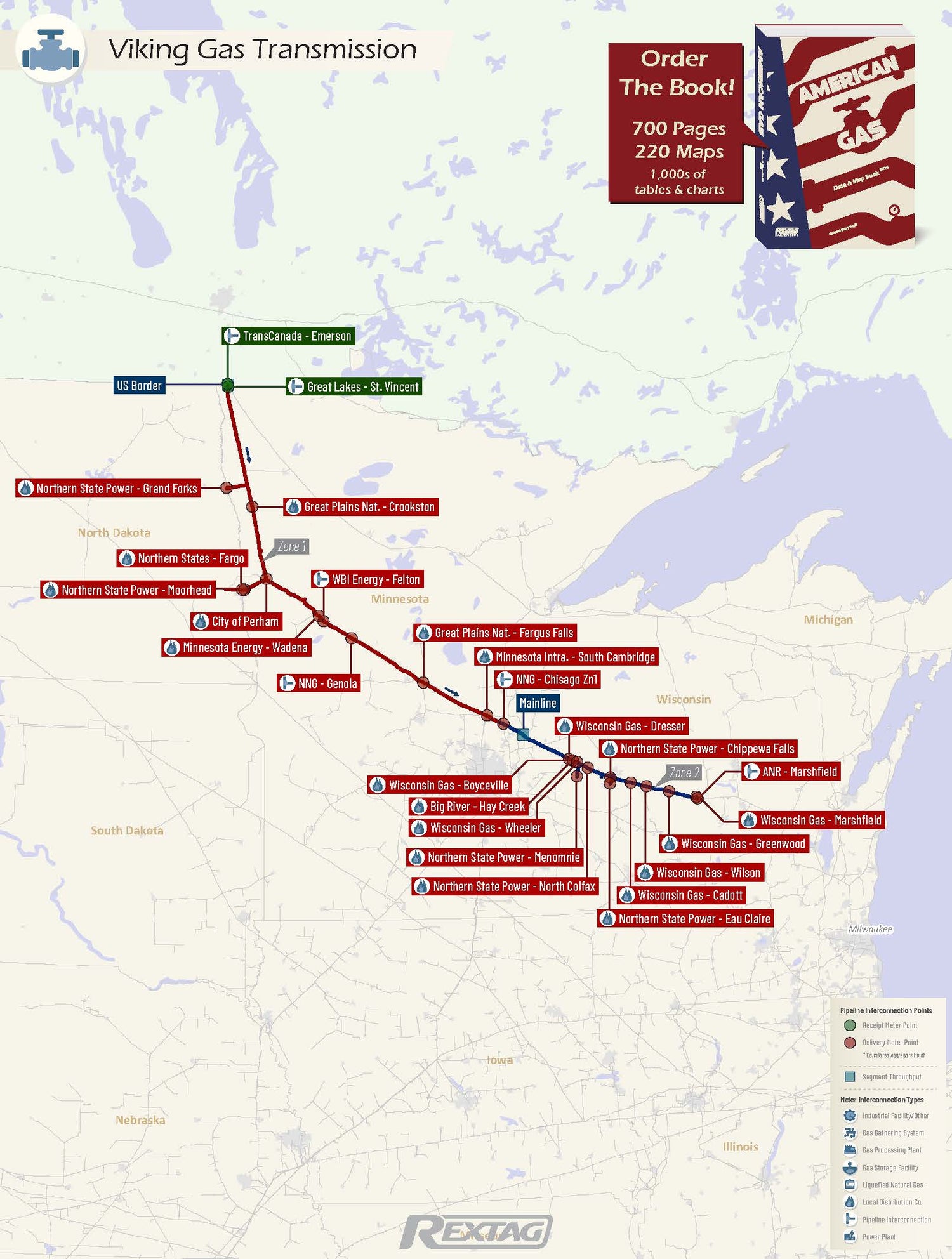 Viking_Gas_Transmission Pipeline Map