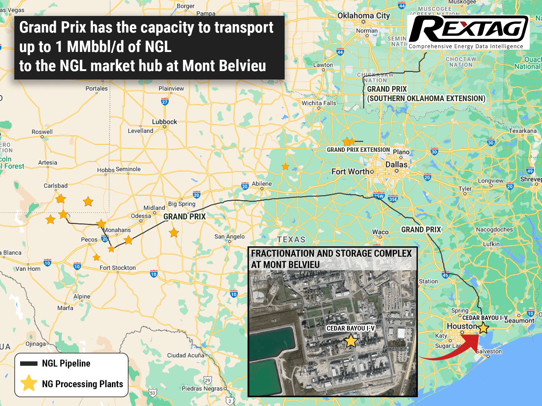 Wic Rextag Map Grand Prix Pipeline Will Be Completely Owned by Targa: To Buy Remainin ...