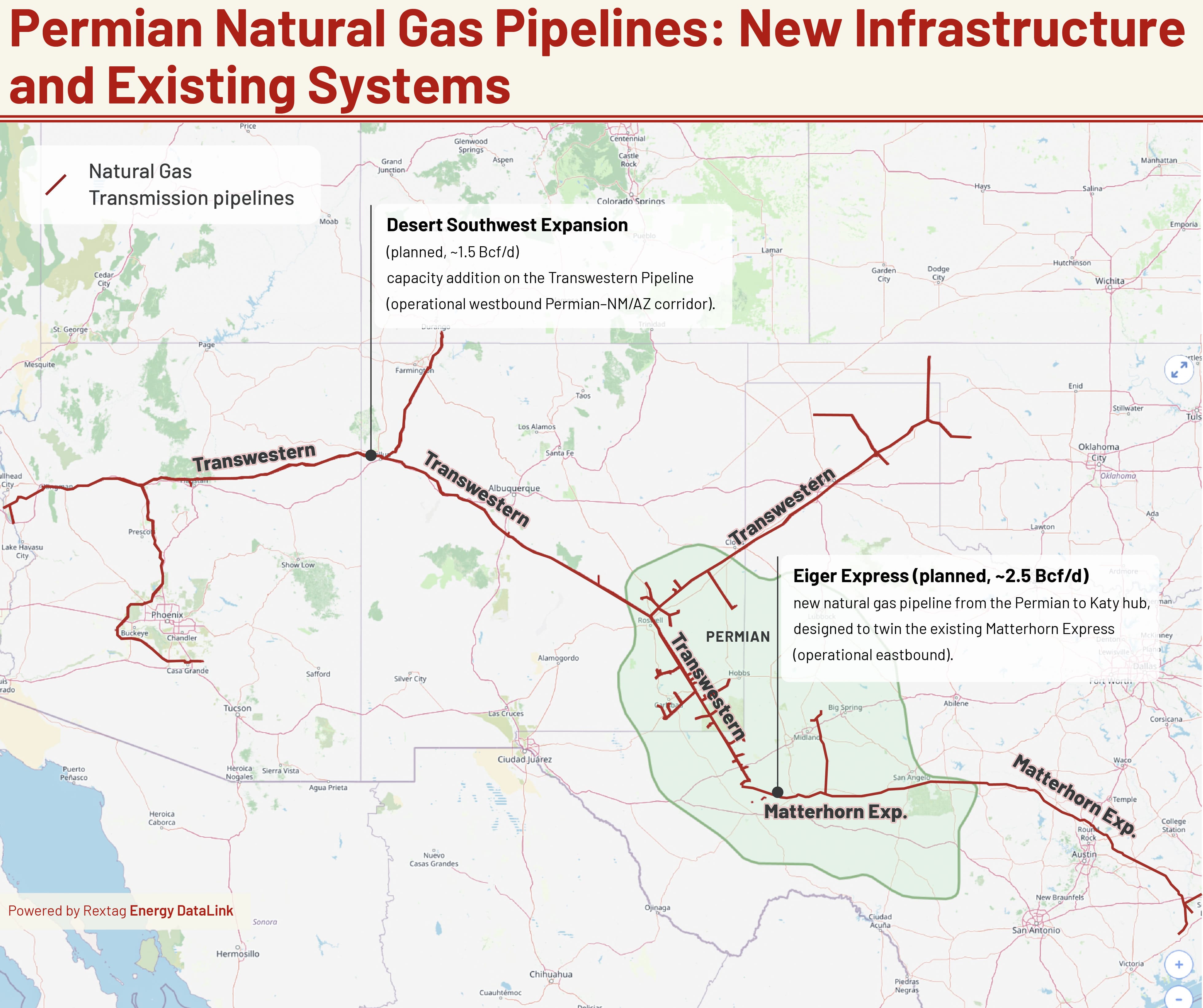Wic Rextag Map Permian Gas Projects Advance With New Pipeline FIDs - Rextag Corporation