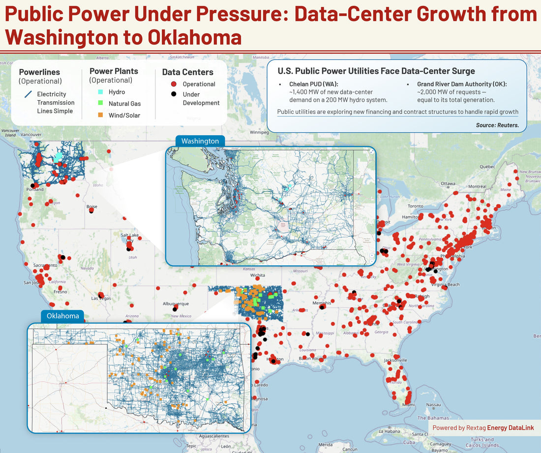 Data-Center Surge Tests the Limits of U.S. Public Power