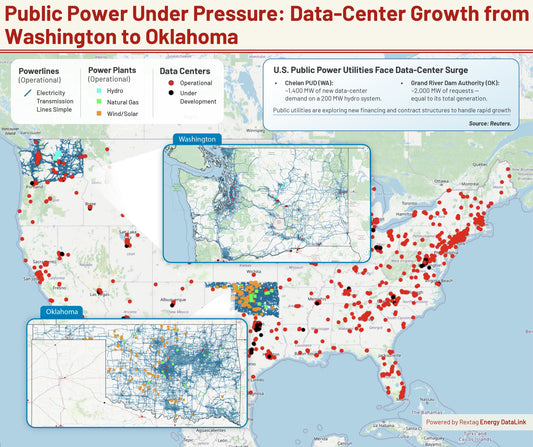 Data-Center Surge Tests the Limits of U.S. Public Power