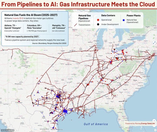 Natural Gas Fuels the AI Boom: Williams Builds the Backbone for Data Centers