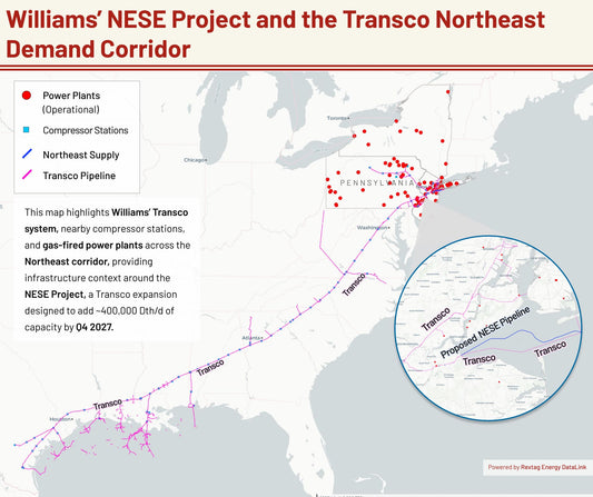 Where Williams Is Adding Gas Capacity Across the Northeast