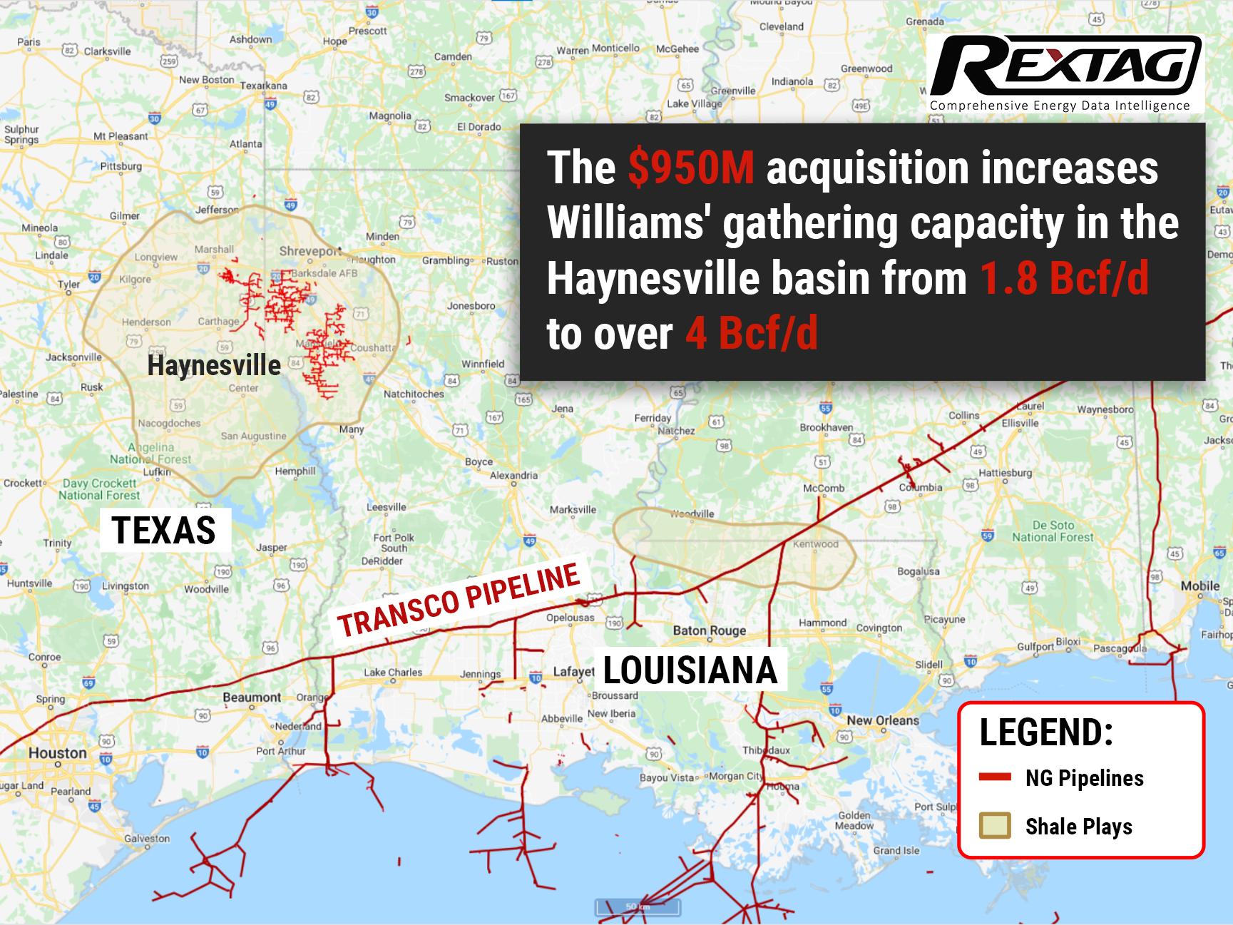$1B Deal: Williams Buys Out Houston-based Midstream in Haynesville Bas ...