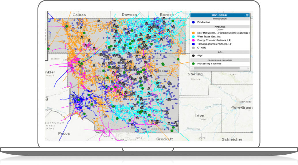 Rex Rextag Map New Drillinginfo - Hart Energy’s Rextag Partnership For Midstream Anal ...