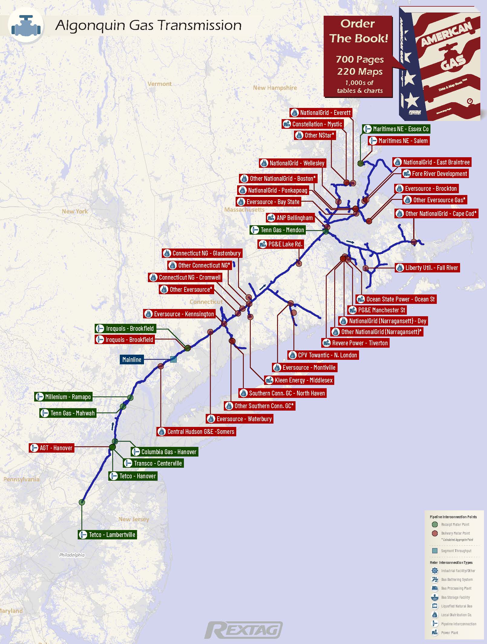 Rex Rextag Map Algonquin Gas Transmission – Rextag Corporation