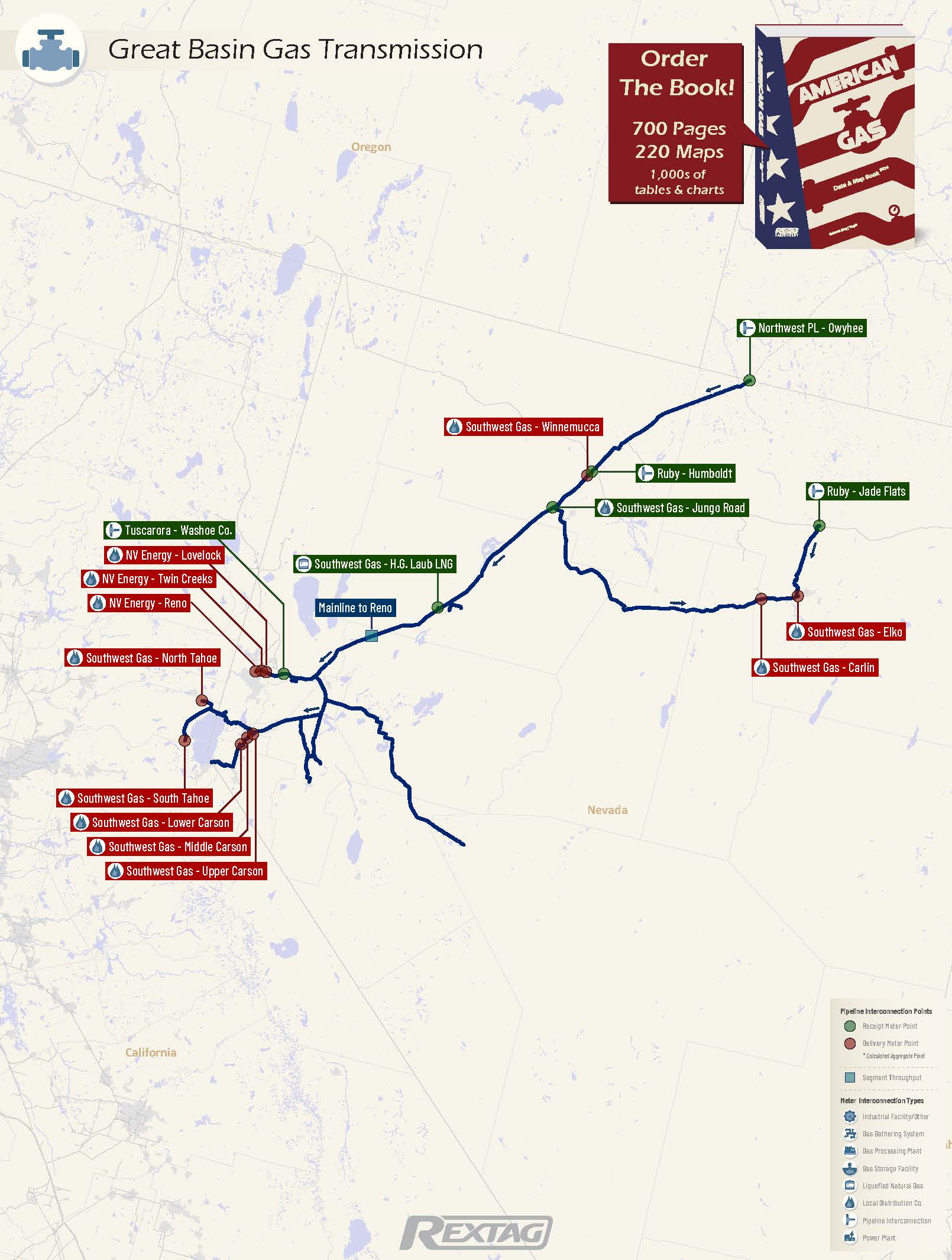 Rex Rextag Map Great Basin Gas Transmission – Rextag Corporation