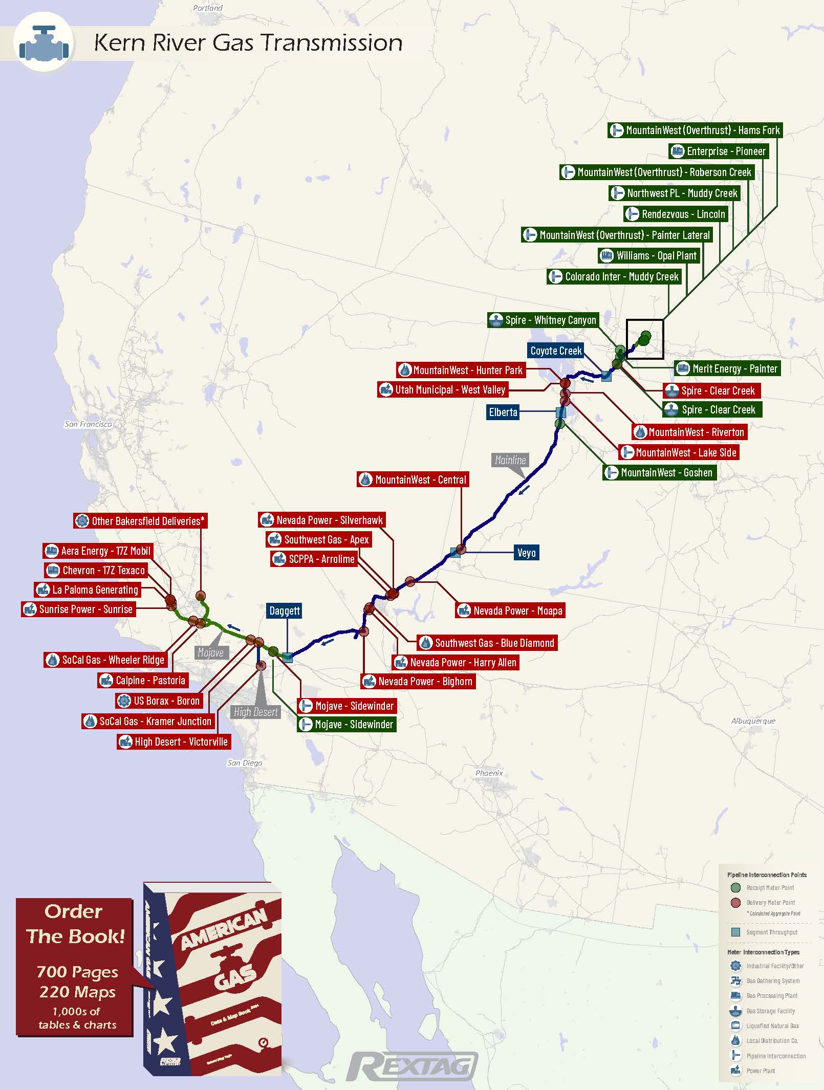 Rex Rextag Map Kern River Gas Transmission – Rextag Corporation
