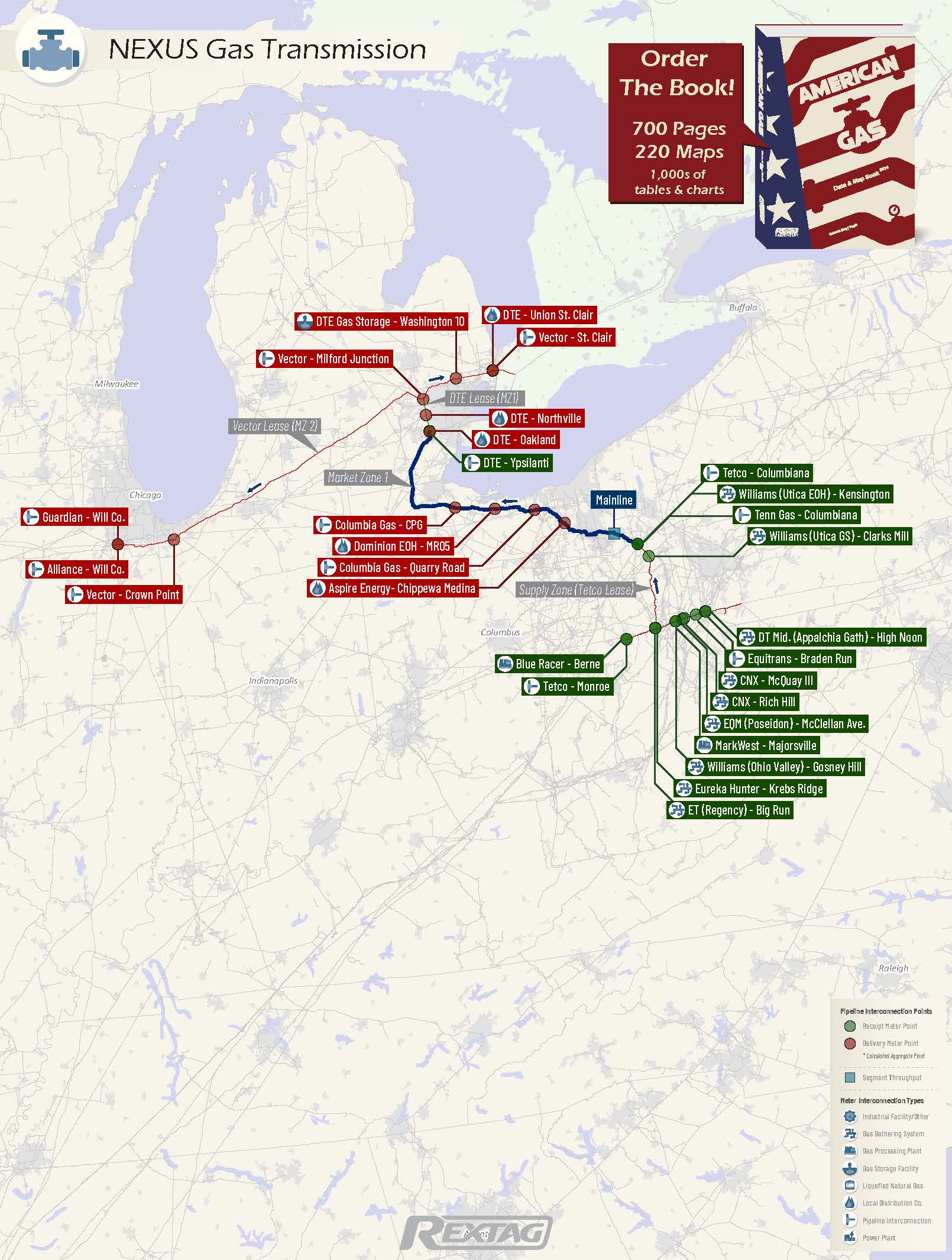 Rex Rextag Map NEXUS Gas Transmission – Rextag Corporation