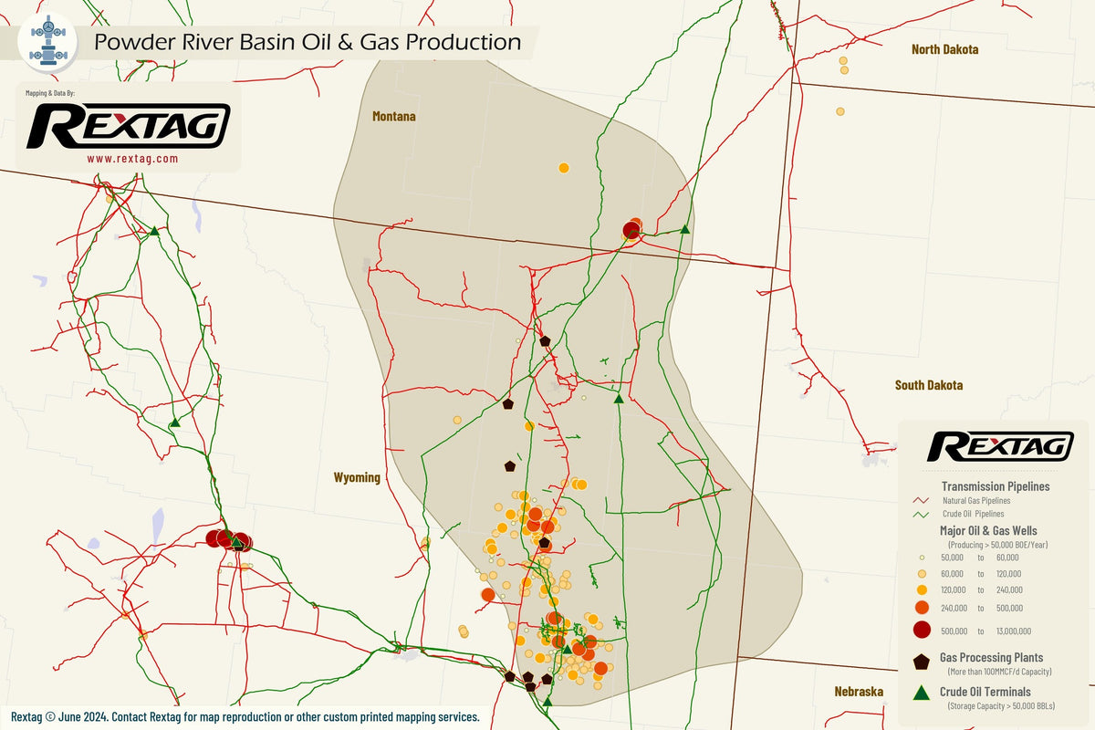 Rex Rextag Map Powder River Basin - Upstream Oil & Gas – Rextag Corporation