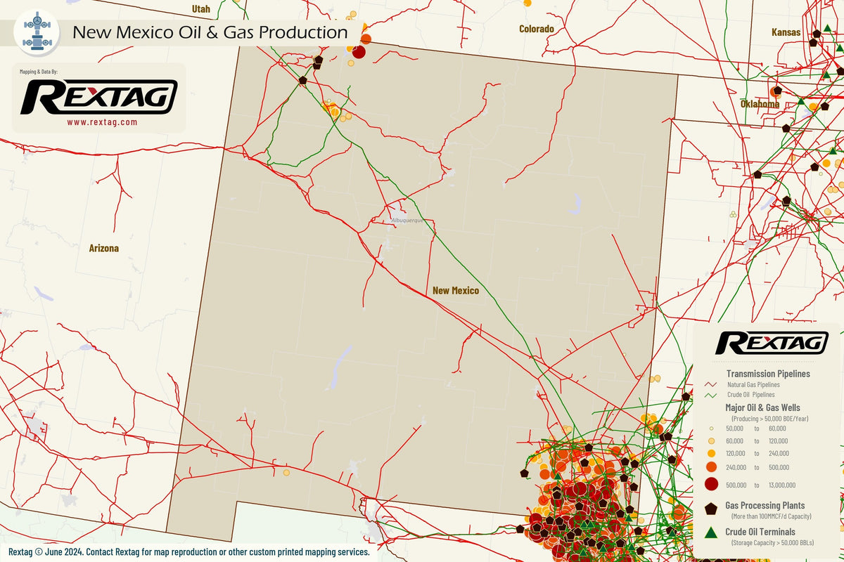 Rex Rextag Map New Mexico - Upstream Oil & Gas – Rextag Corporation
