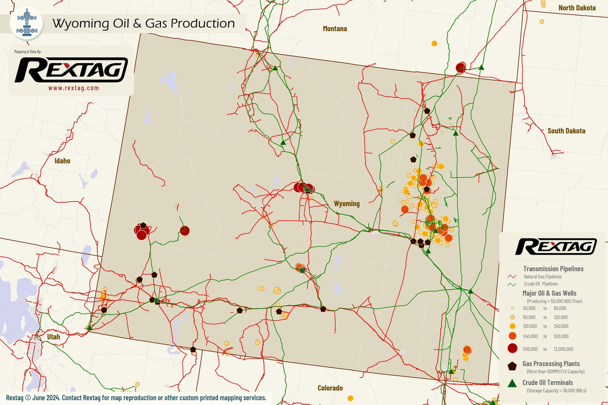 Rex Rextag Map Wyoming - Upstream Oil & Gas – Rextag Corporation