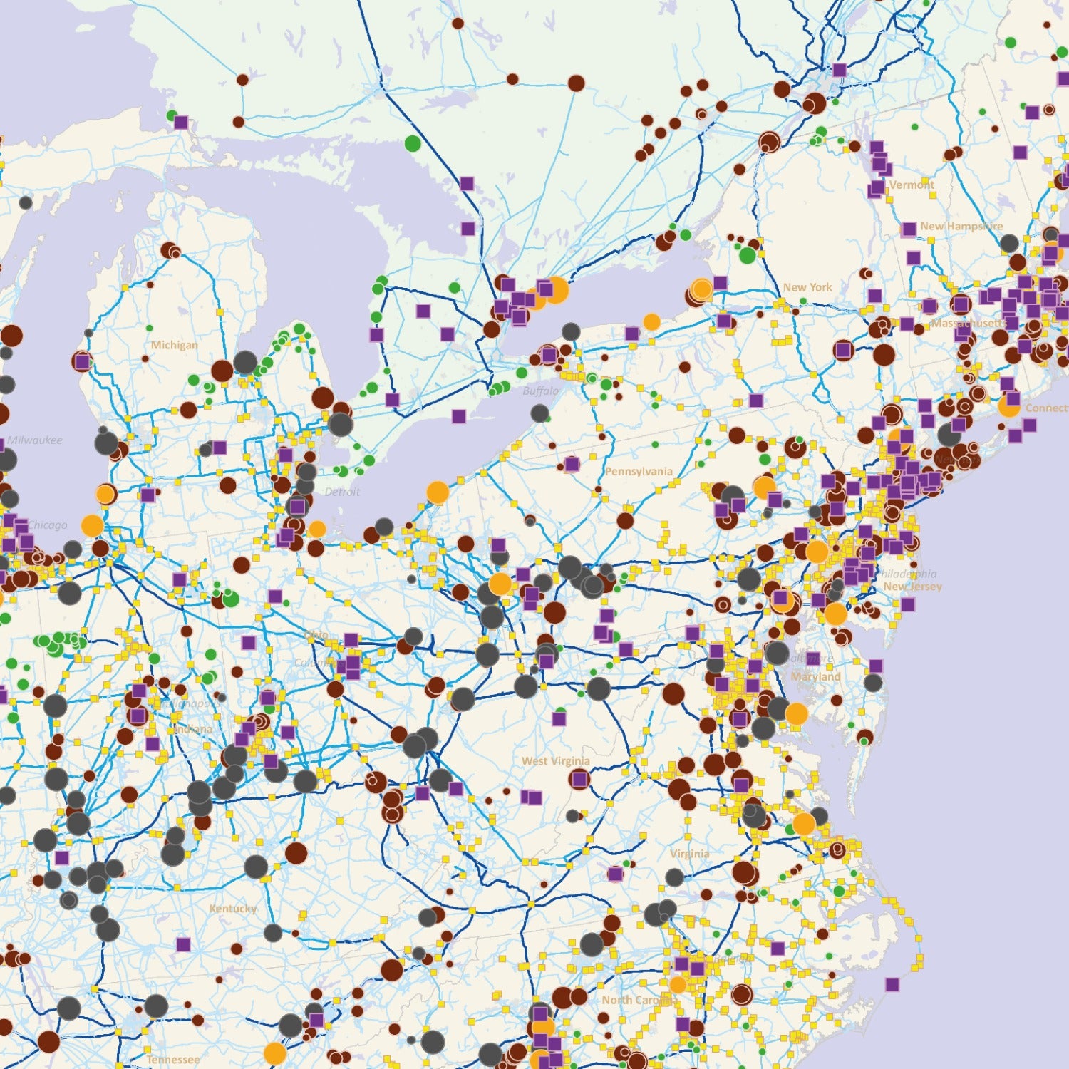 Wic Rextag Map U.S. Power Wall Map – Rextag Corporation