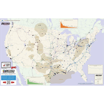 U.S. Refined Products Infrastructure map - Rextag